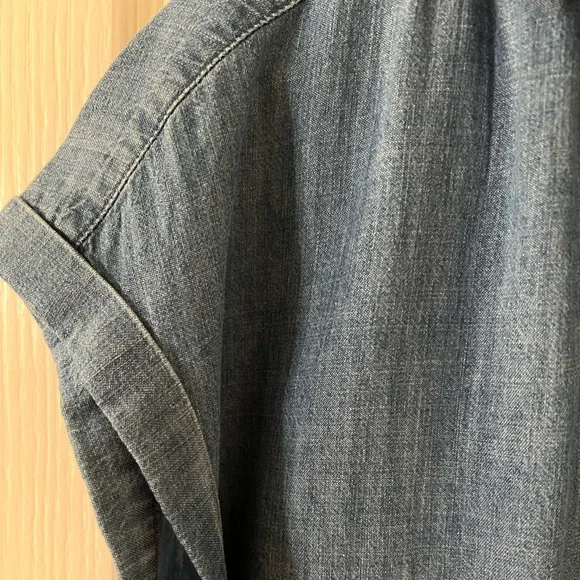 J. McLaughlin 💙 Erika Linen-blend blouse, amazing condition, size: M - Picture 13 of 16